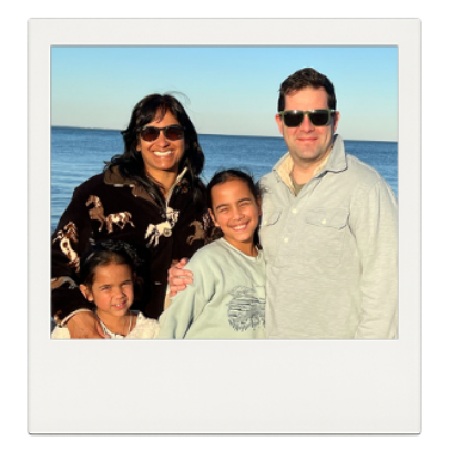Malika and family